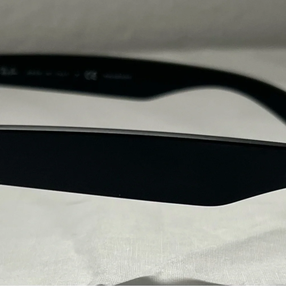 Ray-Ban RB2132 Classic Black Rectangular Sunglasses - Picture 4 of 6